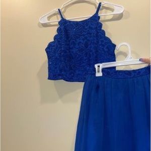 2 piece homecoming dress